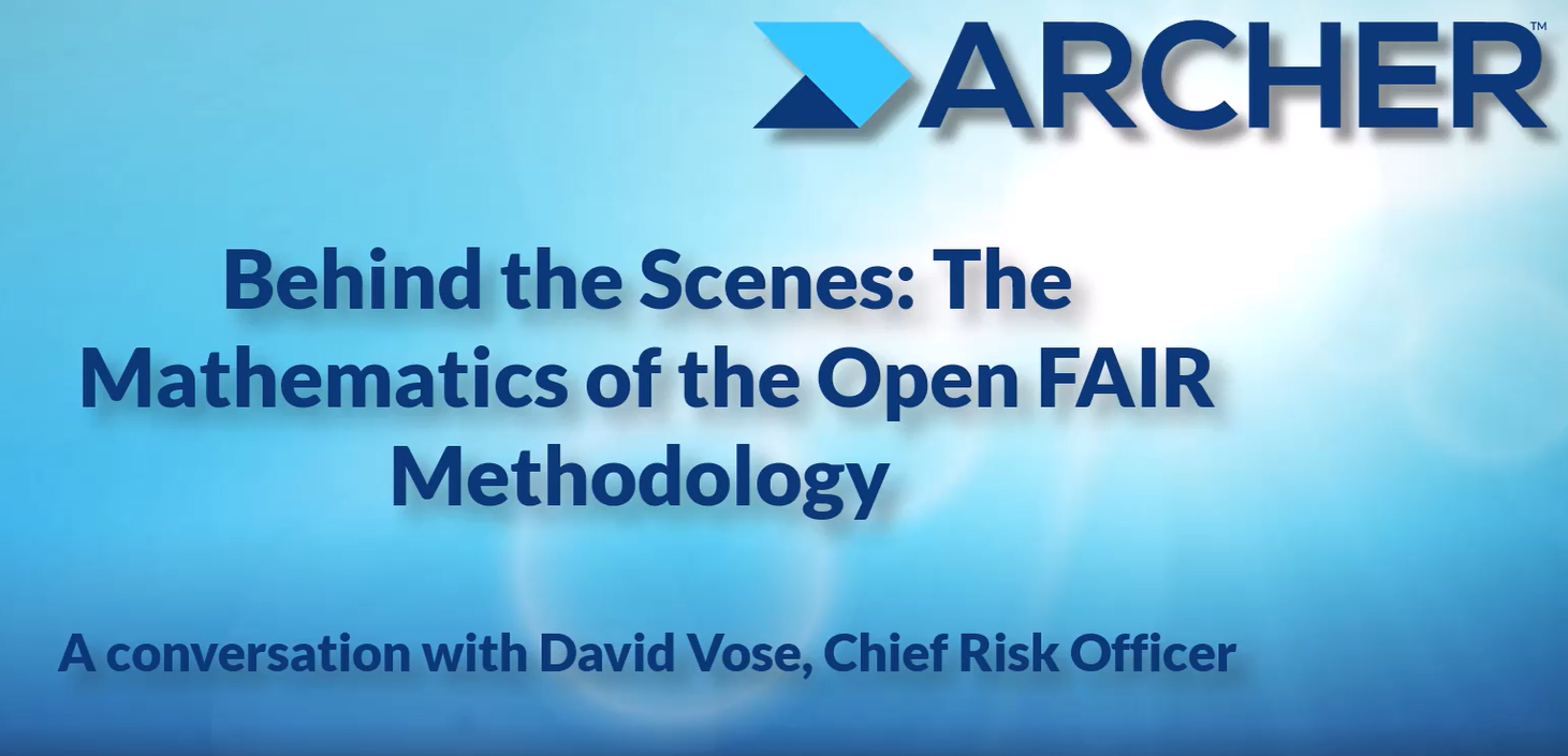 The Mathematics of the Open FAIR™ Methodology