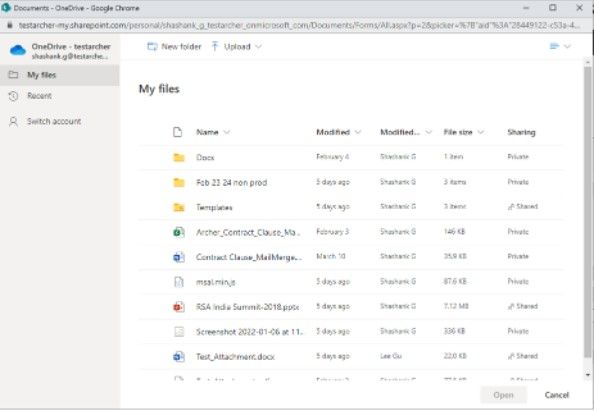 Archer’s Integration with Microsoft® 365 and SharePoint