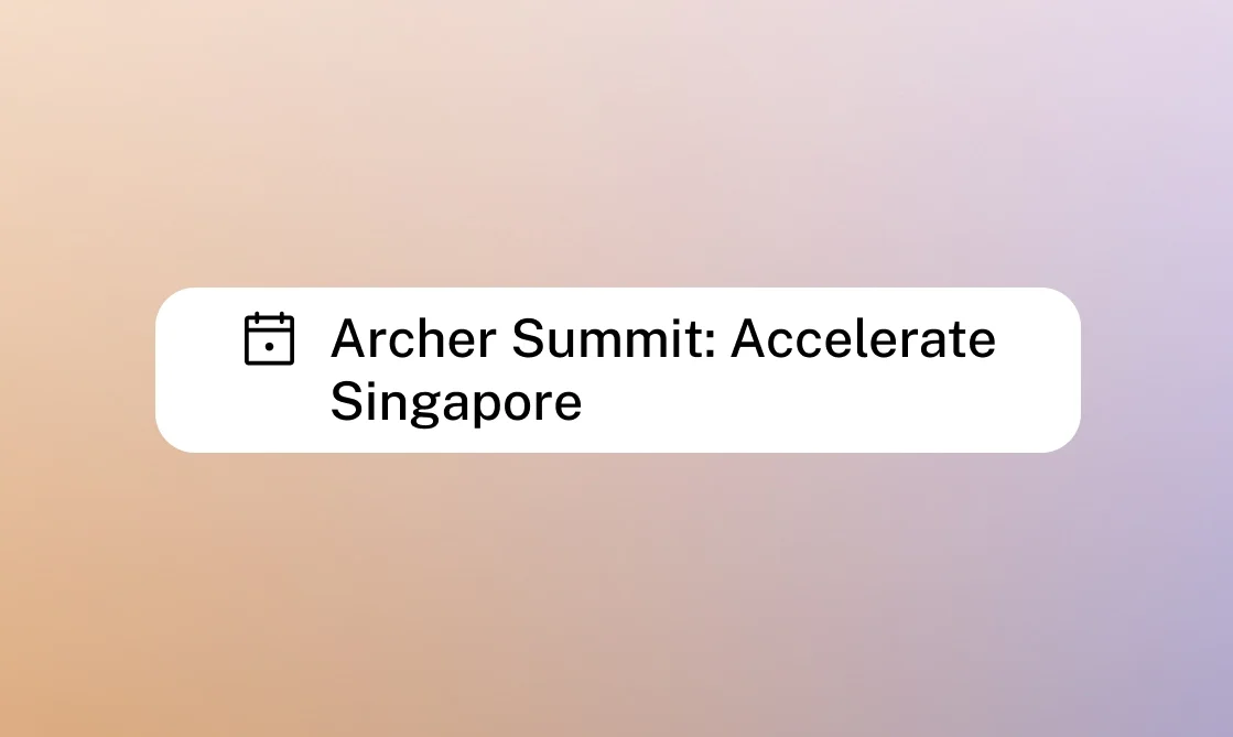 Archer Summit: Accelerate Singapore