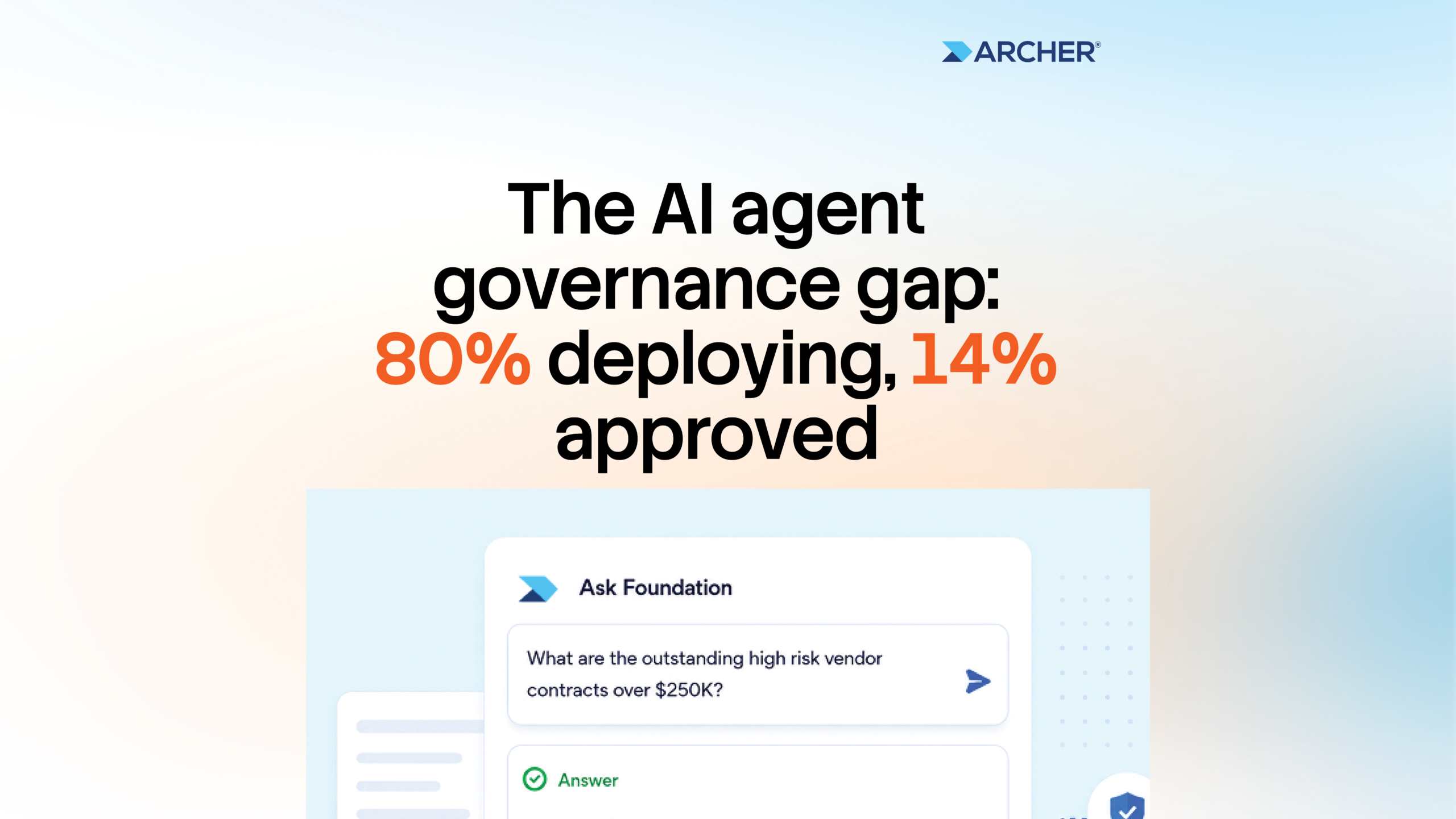 The AI agent governance gap: 80% deploying, 14% approved