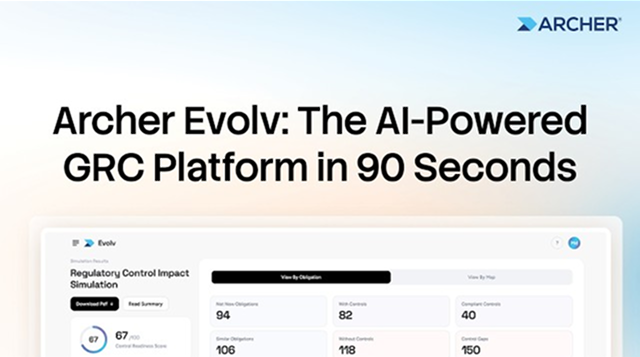 Archer Evolv: The AI-Powered GRC Platform in 90 Seconds