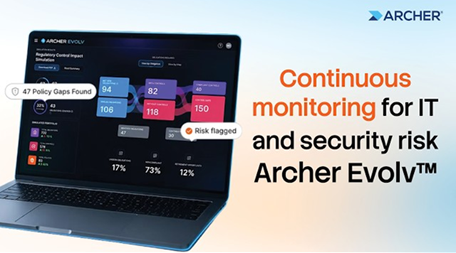 Continuous monitoring for IT and security risk | Archer Evolv™